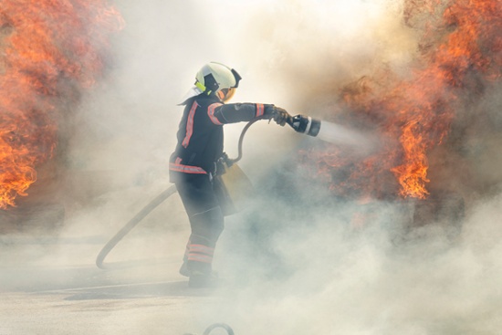 firefighter putting out blaze-1