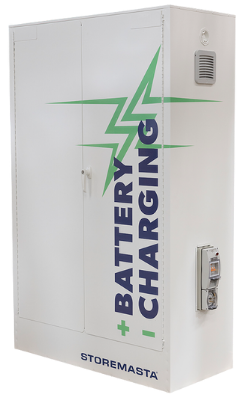 Storemasta battery charging and storage cabinet