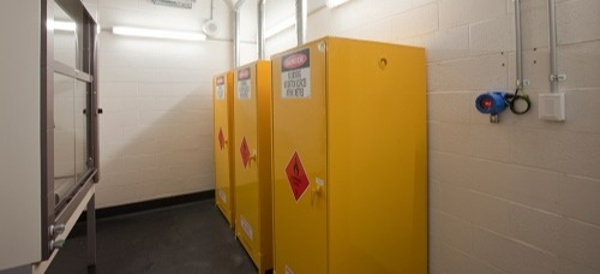 Storemasta flammable cabinets in a workplace