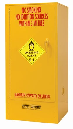 SC060A oxidising agent cabinet closed