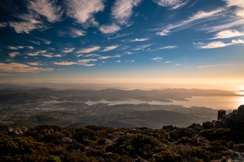 Tasmanian landscape Mt Wellington