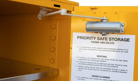 Developing an inspection checklist for your flammable liquid cabinet