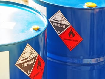 How Do You Handle Chemicals That Are Flammable and Corrosive?
