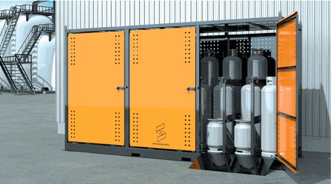 Gas Storage Premium Range by Storemasta
