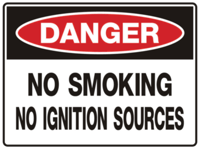 STOREMASTA Danger No Smoking No Ignition Sources