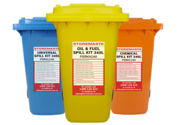 240 L Universal, Oil & Fuel, and Chemical spill kits
