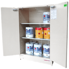 What's The Difference Between a Chemical Cabinet and a Chemical Storage Container?